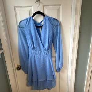 Jessica Simpson Sky Blue Textured Dress